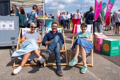 Gute Laune und schönes Wetter - das Parksommerfest bot gemütliche Atmosphäre. | Foto Stadt Neuss